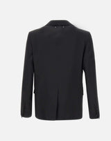 Blazer "Tuxedo" in fresco lana GMP01671 P000096590100 GOLDEN GOOSE 