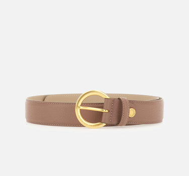 Cintura in pelle con fibbia tonda CNK00958 GRNMARABOU GIANNI CHIARINI 