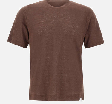 T-shirt in lino DK87123 MORO DIKTAT 