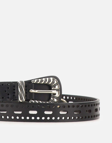 Cintura in pelle con dettagli traforati WP3B0057 AE294N0000 ETRO 