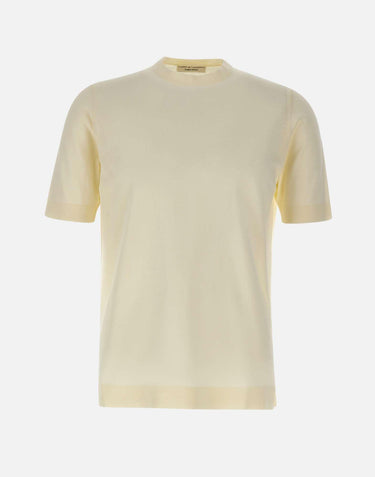 T-shirt in crepe di cotone TS0MC CR14R021 FILIPPO DE LAURENTIIS 