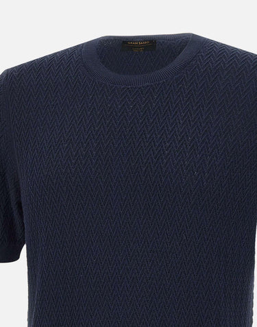 T-shirt  in maglia di cotone 57168 20616598 GRAN SASSO 