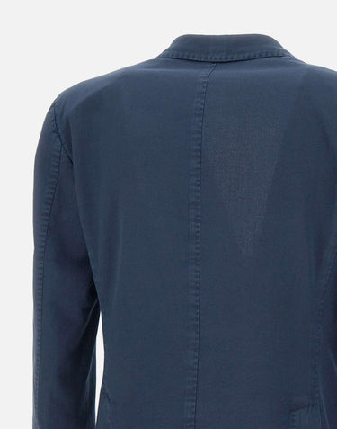 Blazer in cotone e lino DS3177 78B SANTANIELLO 
