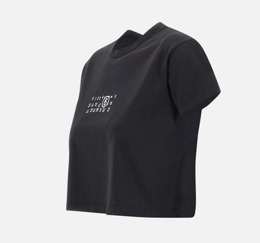 T-shirt crop con Numeric logo S52GC0369 M20258900 MM6 MAISON MARGIELA 