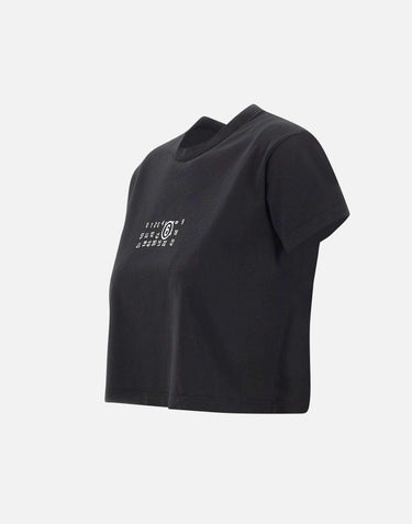 T-shirt crop con Numeric logo S52GC0369 M20258900 MM6 MAISON MARGIELA 