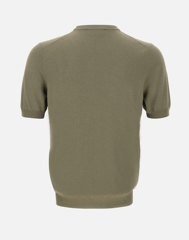 Maglia in cotone a maniche corte 57136 21810810 GRAN SASSO 