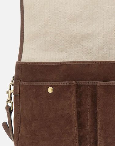 Borsa a tracolla "Berlino" BSU11625 CMPLCHOCOLATE GIANNI CHIARINI 