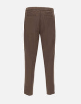 Pantaloni in misto lino con coulisse 26PG1649 82 PERFECTION 