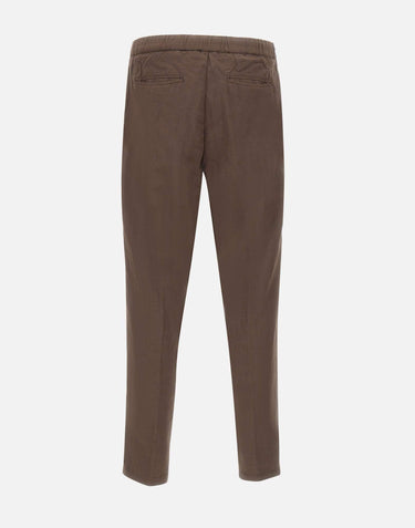Pantaloni in misto lino con coulisse 26PG1649 82 PERFECTION 