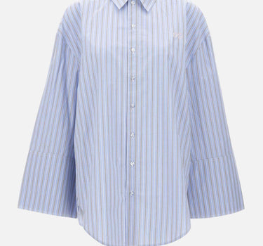 Camicia over in popeline a righe 115366 3082 ROTATE BIRGER CHRISTENSEN 