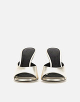 Mule "Betta" silver 260WSH00886 LBT112AA002 THE ATTICO 
