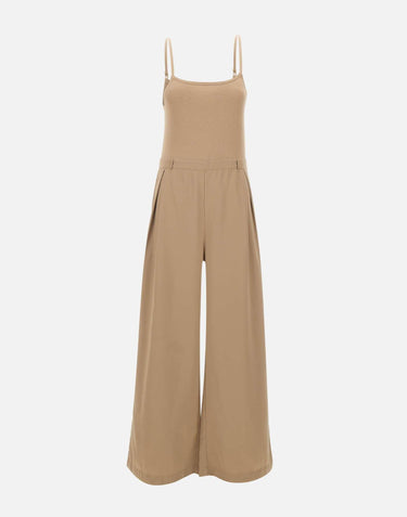 Jumpsuit in satin e maglia 192146 289 KANGRA 