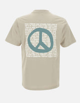 T-shirt "Peace" in cotone EM001717 AF14836F8095 EMPORIO ARMANI 