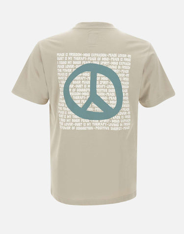 T-shirt "Peace" in cotone EM001717 AF14836F8095 EMPORIO ARMANI 