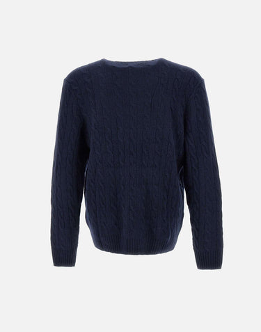 Maglia  "Classic" in lana e cashmere 710876762 002 POLO RALPH LAUREN 