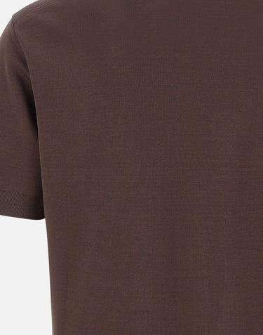 T-shirt in jersey effetto maglia JG000206U 520598800 HERNO 