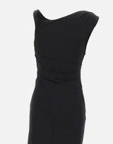 Abito in jersey crêpe con spallina gioiello AB90661E2 110 ELISABETTA FRANCHI 