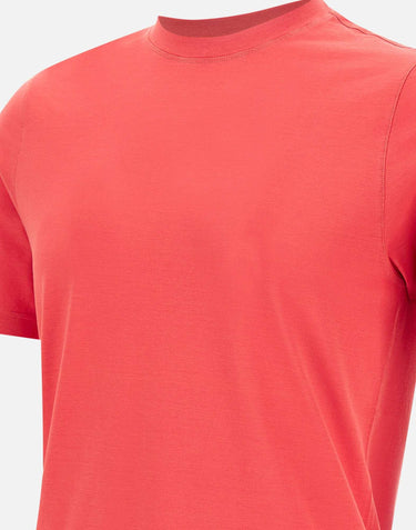 T-shirt in crepe di cotone TSMC JCREPEV341 FILIPPO DE LAURENTIIS 