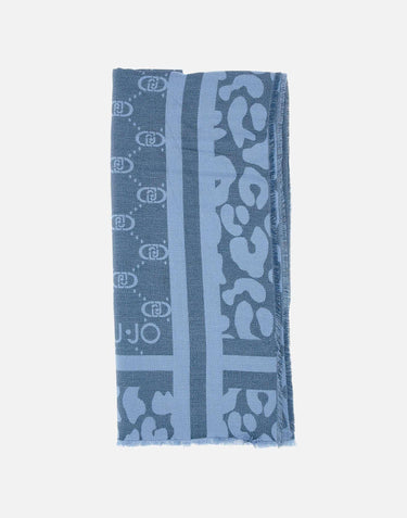 Stola con logo 2F5040T0300 94033 LIU-JO 