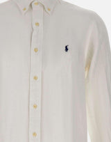 Camicia in lino 710966294 506 POLO RALPH LAUREN 