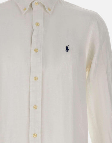 Camicia in lino 710966294 506 POLO RALPH LAUREN 