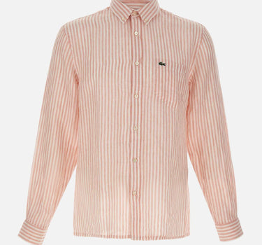 Camicia di lino a righe CH6985 TIM LACOSTE 