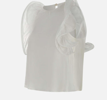 Top  in popeline di cotone QP1TZ049 1041 KAOS 