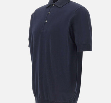 Polo in cotone crêpe PL1MCPAR CR14R890 FILIPPO DE LAURENTIIS 