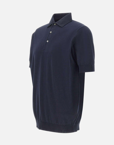 Polo in cotone crêpe PL1MCPAR CR14R890 FILIPPO DE LAURENTIIS 