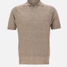 Polo in misto lino PL1MCSK LC14R921 FILIPPO DE LAURENTIIS 