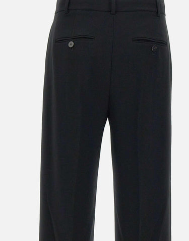 Pantaloni "Dbl Pleat" in crepe Admiral L1009211 001 THEORY 