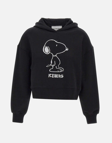 Felpa in cotone E1216332 9000 ICEBERG 