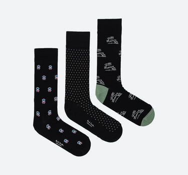 "Sock Novelty 3 Pack" M1ASOCKTNOV 79 PAUL SMITH 