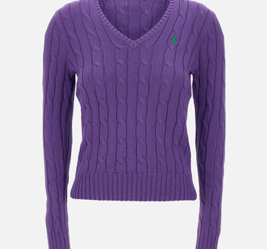 Maglia in cotone a trecce 211971870 502 POLO RALPH LAUREN 