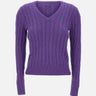 Maglia in cotone a trecce 211971870 502 POLO RALPH LAUREN 