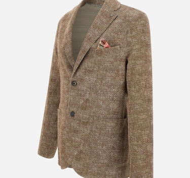 Blazer "Easy" in cotone EASYX485 T485NOCCIOLA BOB 