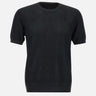 T-shirt  in filato di cotone e viscosa 100221 013 KANGRA 