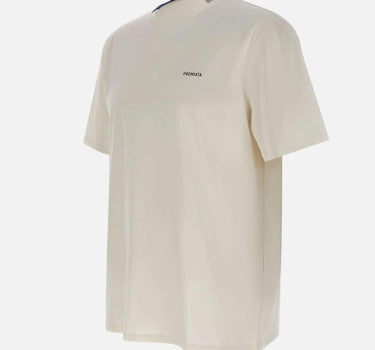 T-shirt in cotone con occhielli PA1048 WHITE PREMIATA 