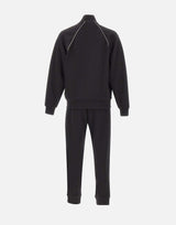 Tuta sportiva in misto cotone con profili a contrasto 50555906 001 BOSS 