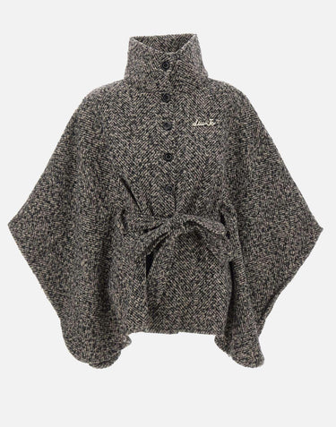 Poncho con cintura 2F5025T0300 00128 LIU-JO 