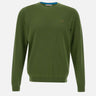 "Sweater elbow contrast color" K35110 37 SUN68 