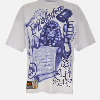 T-shirt "The Boy Giudice Maledetto" DFM54029TJ112JUDGE WHITE PDF 