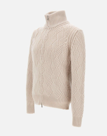 Cardigan in lana, viscosa e cashmere 10155 19654113 GRAN SASSO 
