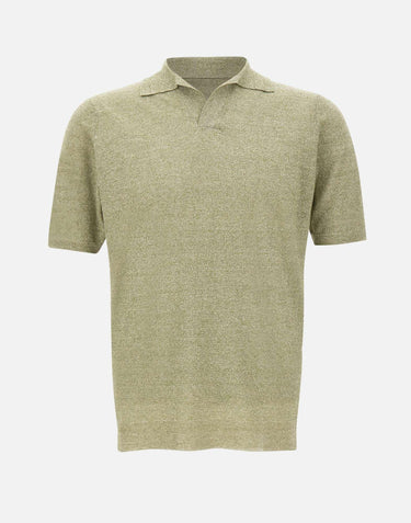 Polo in misto lino PL1MCSK LC14R560 FILIPPO DE LAURENTIIS 