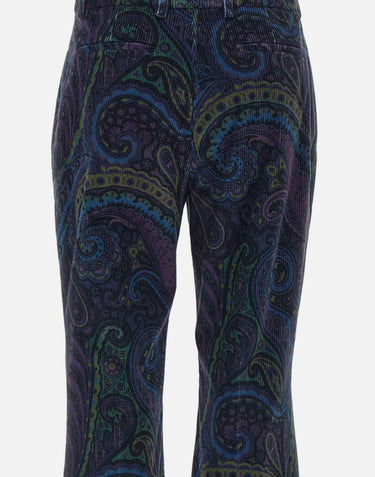 Pantaloni in velluto WREA0033 99SAEE3X0887 ETRO 