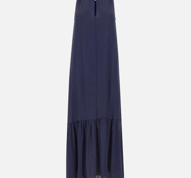 Abito lungo con balza SP1OR002 3003 KAOS 