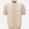 Camicia in maglia con intarsio a righe 59135 18066012 GRAN SASSO 