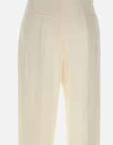 Pantalone a gamba larga 1226WTR002857P IVORY VICTORIA BECKHAM 