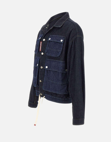 "Cargo Jean Jacket" S74AM1642 S30825470 DSQUARED2 