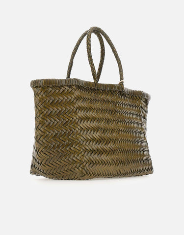 Borsa a mano "Bamboo Triple Jump Small" 8811 KAKI DRAGON DIFFUSION 